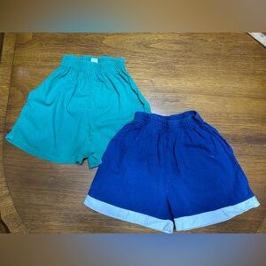 2 pairs of kids vintage (50's? or early 60'?)seersucker shorts.